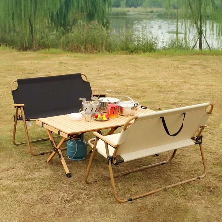 Double Folding Beach Chair – إنزوي